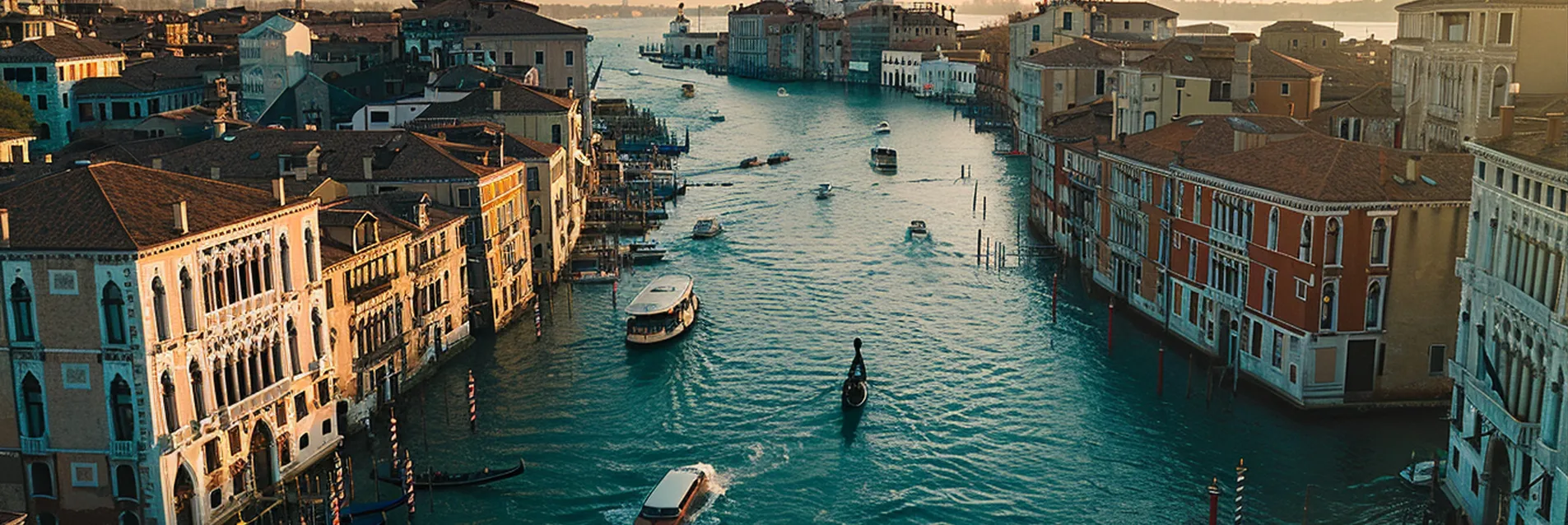 Vue de la piscine de l'hôtel à Venise
